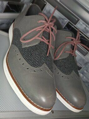 Women's Size 8 Cole Haan Original Grand Women's Wingtip Comfort Shoes Derby’s